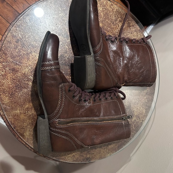 Steve Madden Combat Boots in Brown - Picture 8 of 9